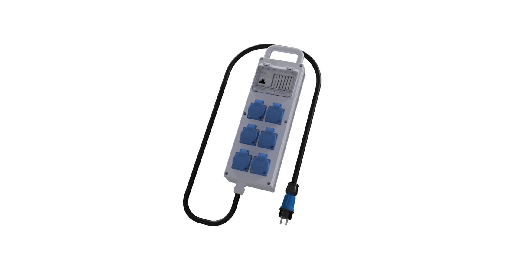 Bals - Coffret corps de metier -InterDiff 2P 25A 30mA-6PC NF +3M HO7RNF 3G2.52-Fiche N