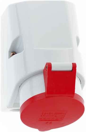 Bals - Socle de prise saillie 400V 6P+T 16A IP44 Prise spécifique multibroches