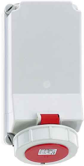 Bals - Socle de prise saillie 400V 3P+T 3h 32A IP67 pour CONTENEURS FRIGORIFIQUES