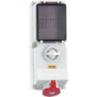 Bals - Prise commandée par interrupteur 400V 3P+N+T 63A IP44