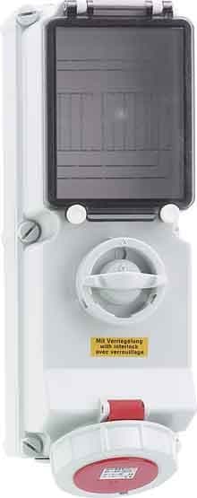 Bals - Prise commandée par interrupteur 400V 3P+N+T 63A IP67