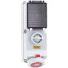 Bals - Prise commandée par interrupteur 400V 3P+N+T 63A IP67