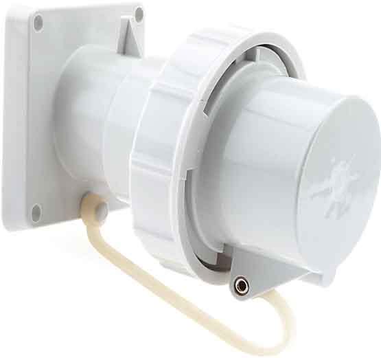 Bals - Socle de connecteur tableau 400V 3P+T 3h 32A IP67 pour conteneur frigorifique