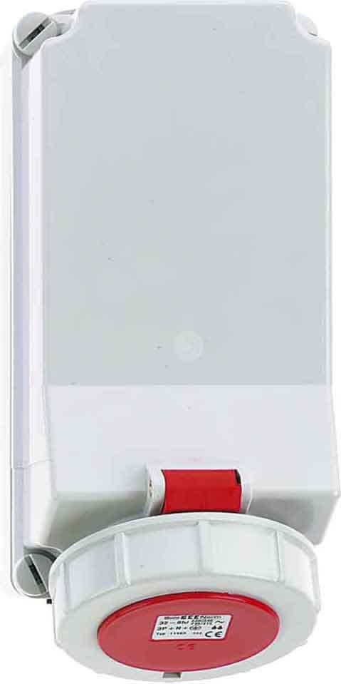 Bals - Socle de prise saillie 230V 6P+T 32A IP67 Prise spécifique multibroches