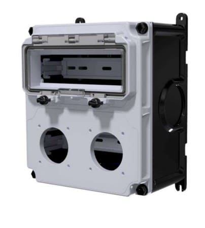 Bals - Coffret vide VARIABOX taille M- 2 emplacements PC + fenêtre 10 modules