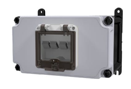 Bals - Coffret vide HUB VARIABOX taille S à équiper 1 fenêtre HUB 4 modules IP44