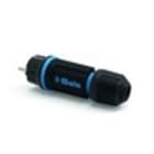 Bals - Fiche à brochage domestique normalisée noire et bleue 250V 2P+T 10/16A IP54