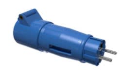 Bals - Adaptateur NF/CEE IP44 IK08 monobloc  fiche domestique, socle industriel