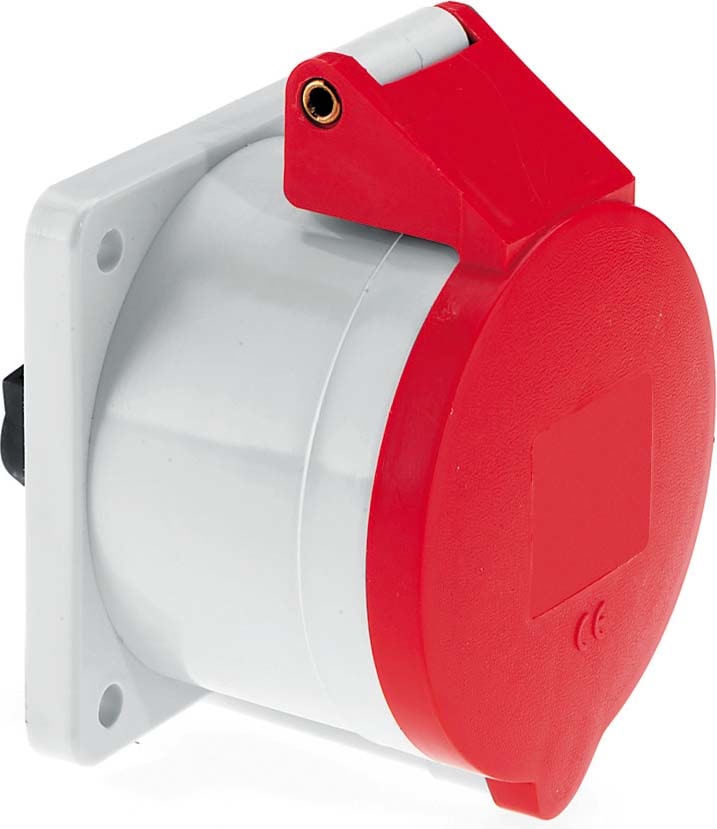 Bals - Socle de prise tableau droit 400V 6P+T 16A IP44 Multibroches