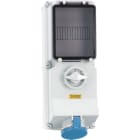 Bals - Prise commandée par interrupteur 230V 3P+T 16A IP44