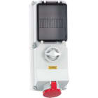 Bals - Prise commandée par interrupteur 400V 3P+N+T 32A IP44