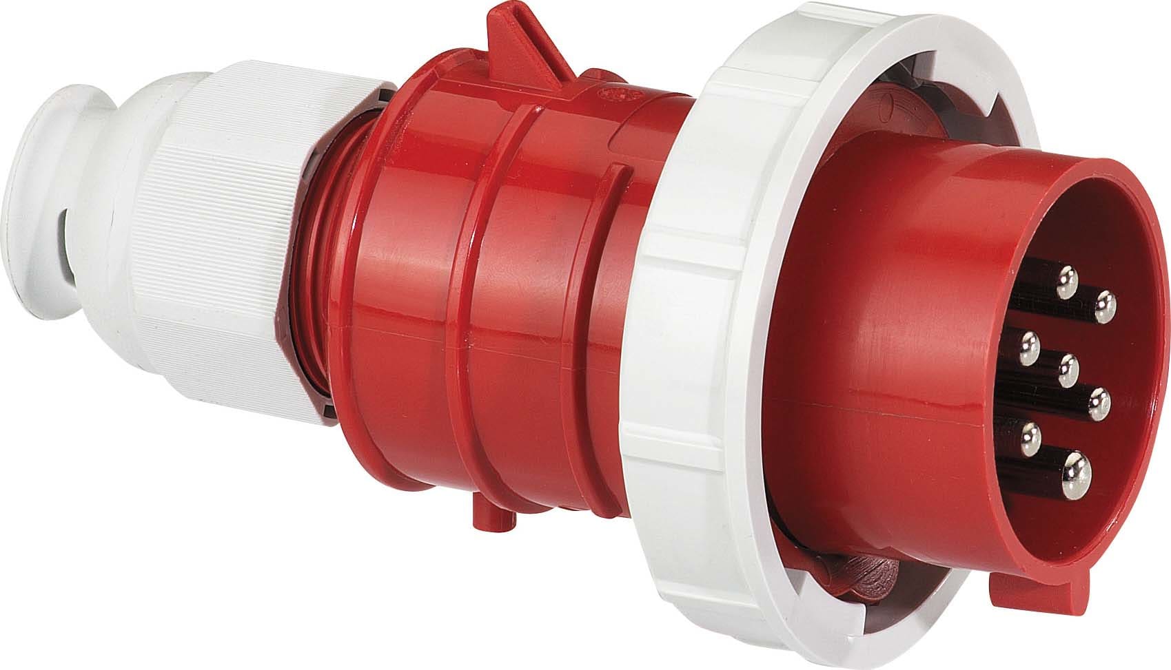 Bals - Fiche avec presse-étoupe 400V 6P+T 32A IP67 Multibroches