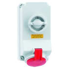 Bals - Socle de prise mural TE interruptible, à verrouillage 400V 3P+T/6h 32A IP44