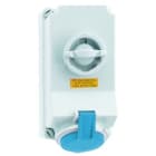 Bals - Socle de prise mural TE commandée par interrupteur 230V 3P+T/9h 32A IP44