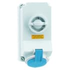 Bals - Socle de prise mural TE interruptible, à verrouillage 230V 2P+T/9h 32A IP44