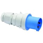 Bals - Fiche avec presse-étoupe 230V 2P+T 6h 63A IP44 TE