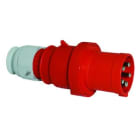 Bals - Fiche avec presse-étoupe 400V 3P+N+T 6h 63A IP44