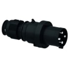 Bals - Fiche noire avec presse-étoupe 400V 3P+T 6h 63A IP44