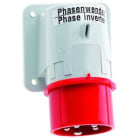 Bals - Inverseur de phases en socle de connecteur saillie 400V 3P+N+T 16A IP44