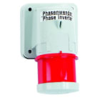 Bals - Inverseur de phase en socle de connecteur saillie 400V 3P+N+T 16A IP44