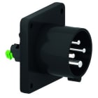 Bals - Socle de connecteur tableau droit 400V 3P+N+T 6h 32A IP44 noir
