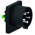Bals - Socle de connecteur tableau droit 400V 3P+N+T 6h 32A IP44 noir