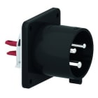 Bals - Socle de connecteur tableau droit 230V 3P+N+T 6h 32A IP44 noir