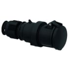 Bals - Prolongateur noir avec presse étoupe 400V 3P+N+T 6h 63A IP44 pour l'évènementiel