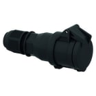 Bals - Prolongateur noir avec presse étoupe 400V 3P+T 6h 16A IP44 pour l'évènementiel.