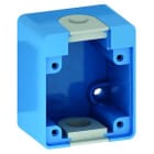 Bals - Boitier bleu pour prise à brochage domestique normalisée entraxes 38X38 mm