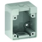 Bals - Boitier gris pour prise à brochage domestique entraxes de fixation 38X38 mm