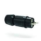 Bals - Fiche domestique noire 250V 2P+T 10/16A IP44 pour l'évènementiel