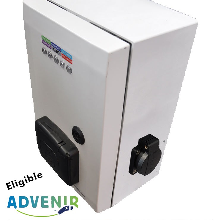 NEXANS POWER ACCESSOIRES - Borne de recharge - 1 point de charge T2S + EF - 22 kVA - murale ou sur pied