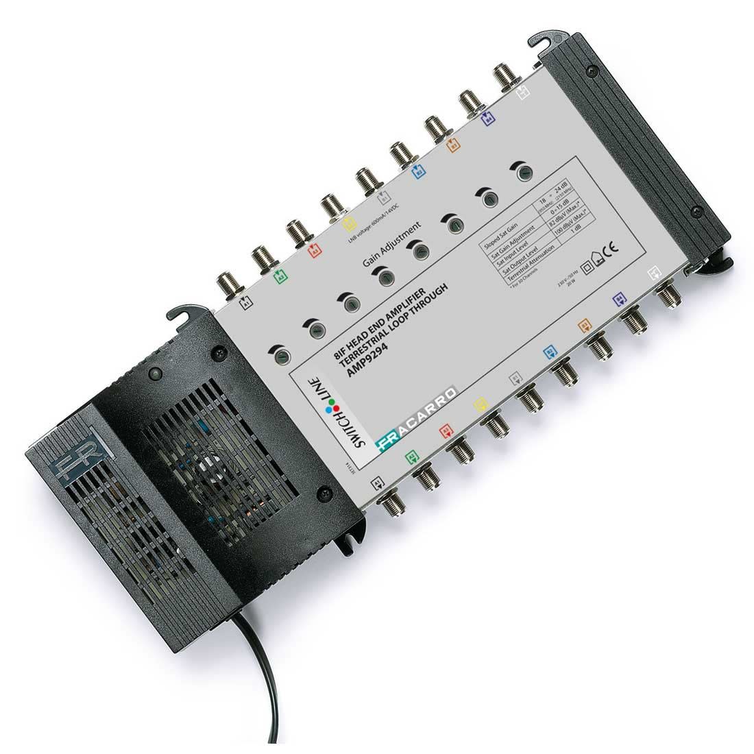 Fracarro Portenseigne - Ampli. de tête 8 voies