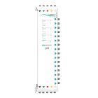 Fracarro Portenseigne - Multiswitch XS5 actif, réglage de gain 5E-16S