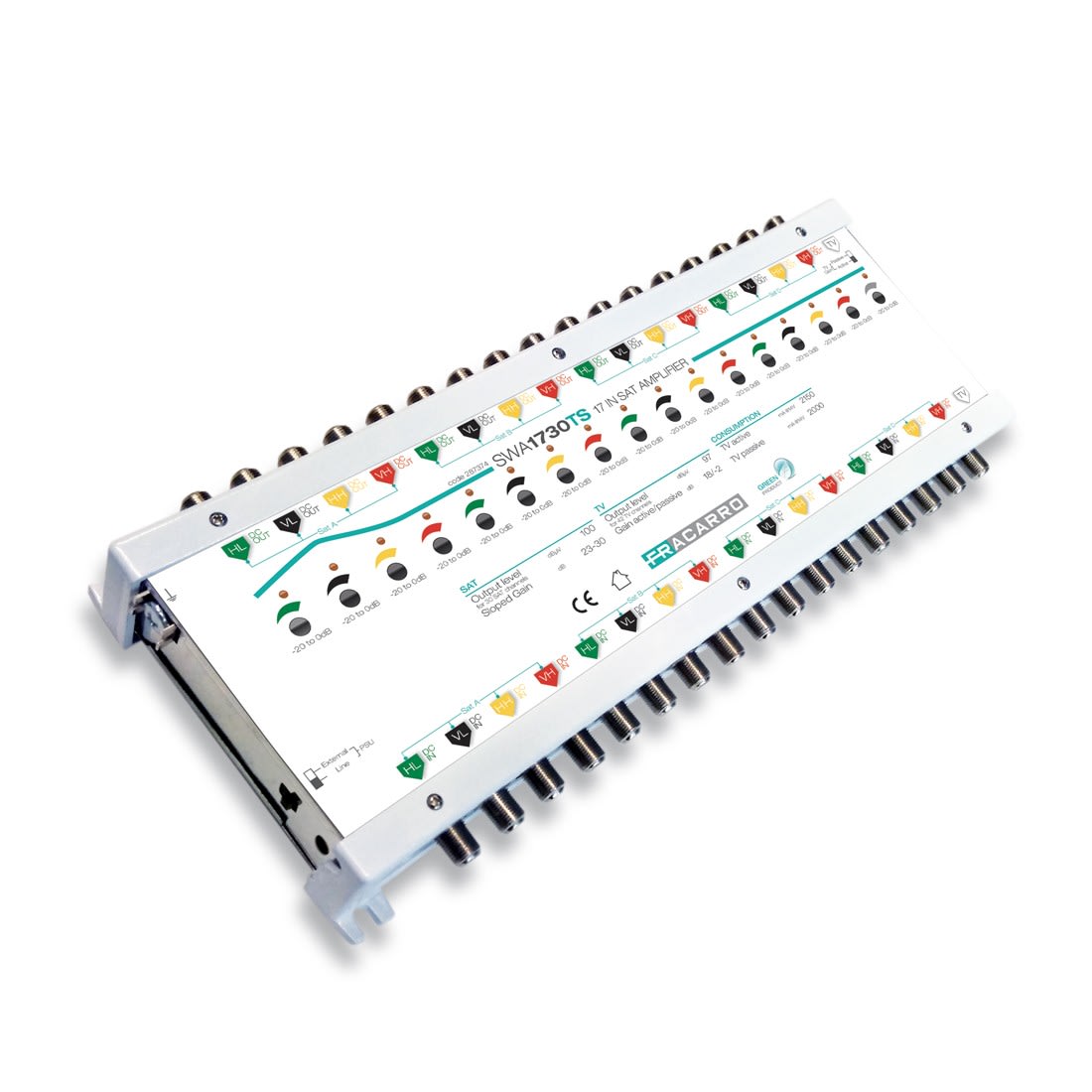 Fracarro Portenseigne - Ampli de tête 17 voies