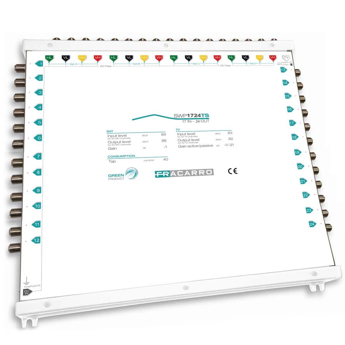 Fracarro Portenseigne - Msw compact 17E/24S Actif ou Passif