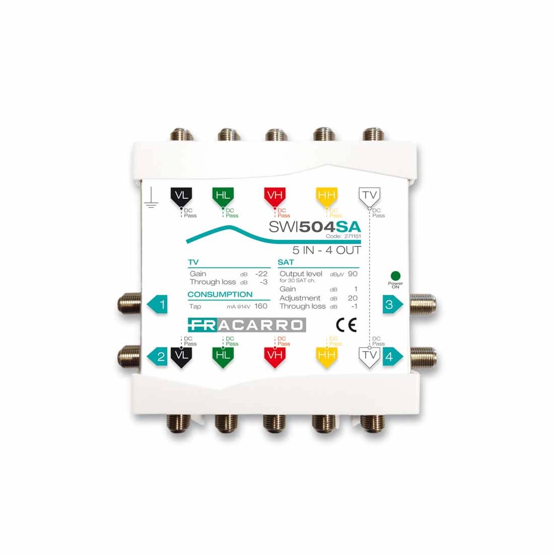 Fracarro Portenseigne - Switch cascadable 5*4 terrestre passif