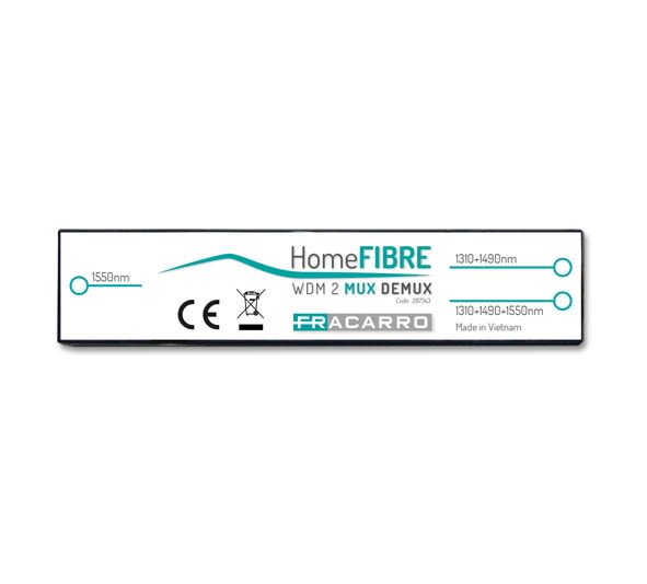 Fracarro Portenseigne - Multiplexeur démultiplexeur optique 2 longueurs d?ondes pour 2 SAT