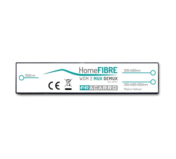 Fracarro Portenseigne - Multiplexeur démultiplexeur optique 2 longueurs d?ondes pour 2 SAT