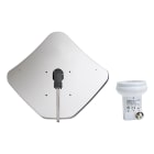 Fracarro Portenseigne - Kit parabole 85 cm acier + LNB emballage individuel