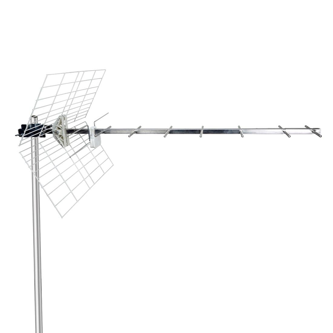 Fracarro Portenseigne - Antenne YAGI Grille, 11 éléments, canaux 21 à 48, haute performance