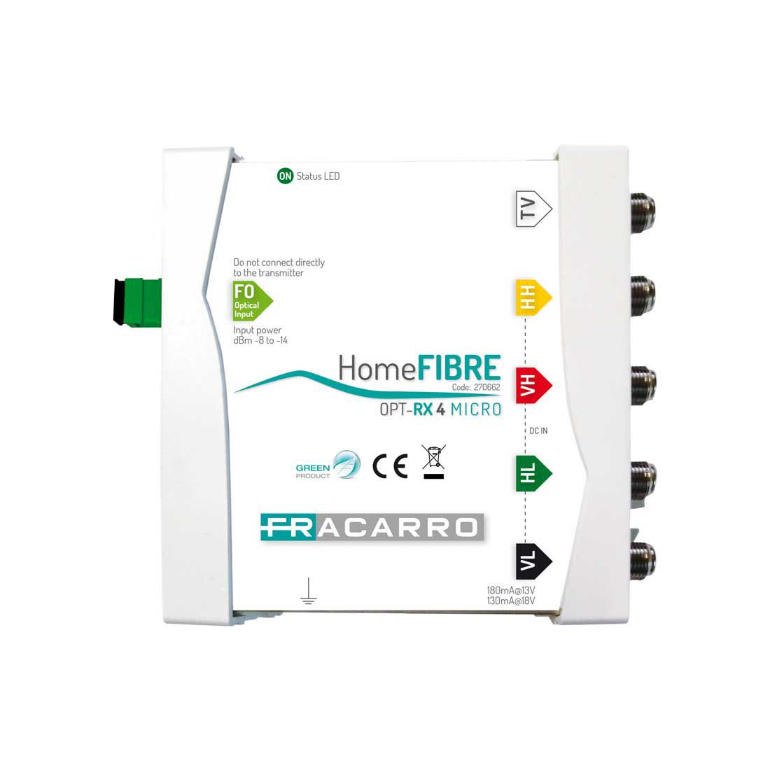 Fracarro Portenseigne - Récepteur Optique INT QUATTRO