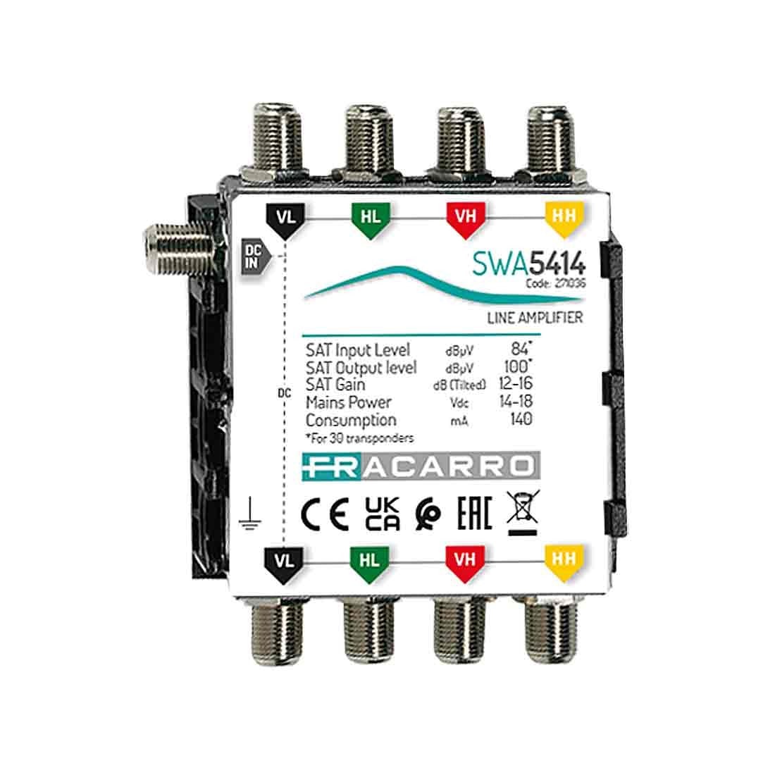 Fracarro Portenseigne - Amplificateur de ligne 4 voies