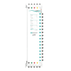 Fracarro Portenseigne - Multiswitch XS5 actif, réglage de gain 5E-16S