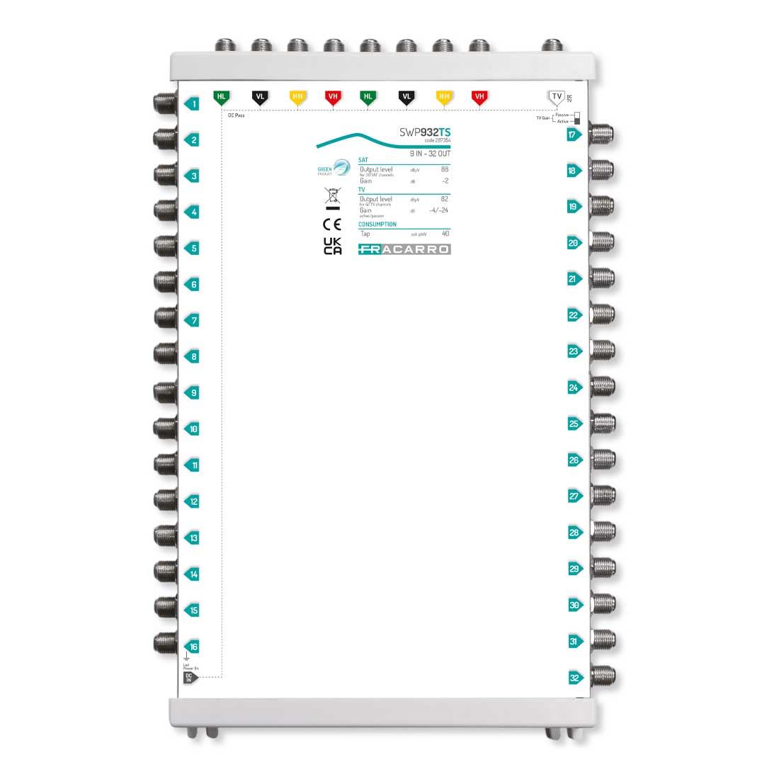 Fracarro Portenseigne - Msw compact 9E/32S Actif ou Passif