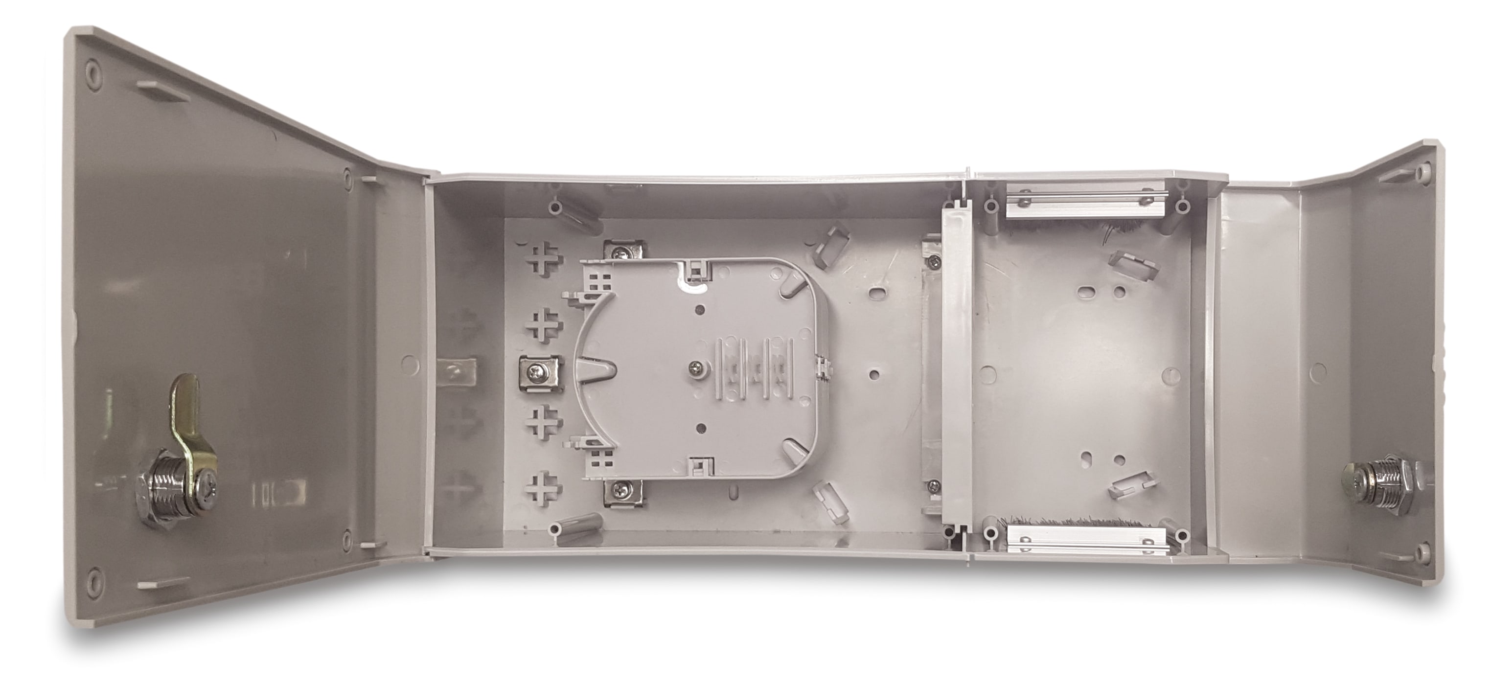 Fracarro Portenseigne - Coffret de Mutualisation d'immeuble en plastique (IP54) pour FTTH 6 utilisateurs