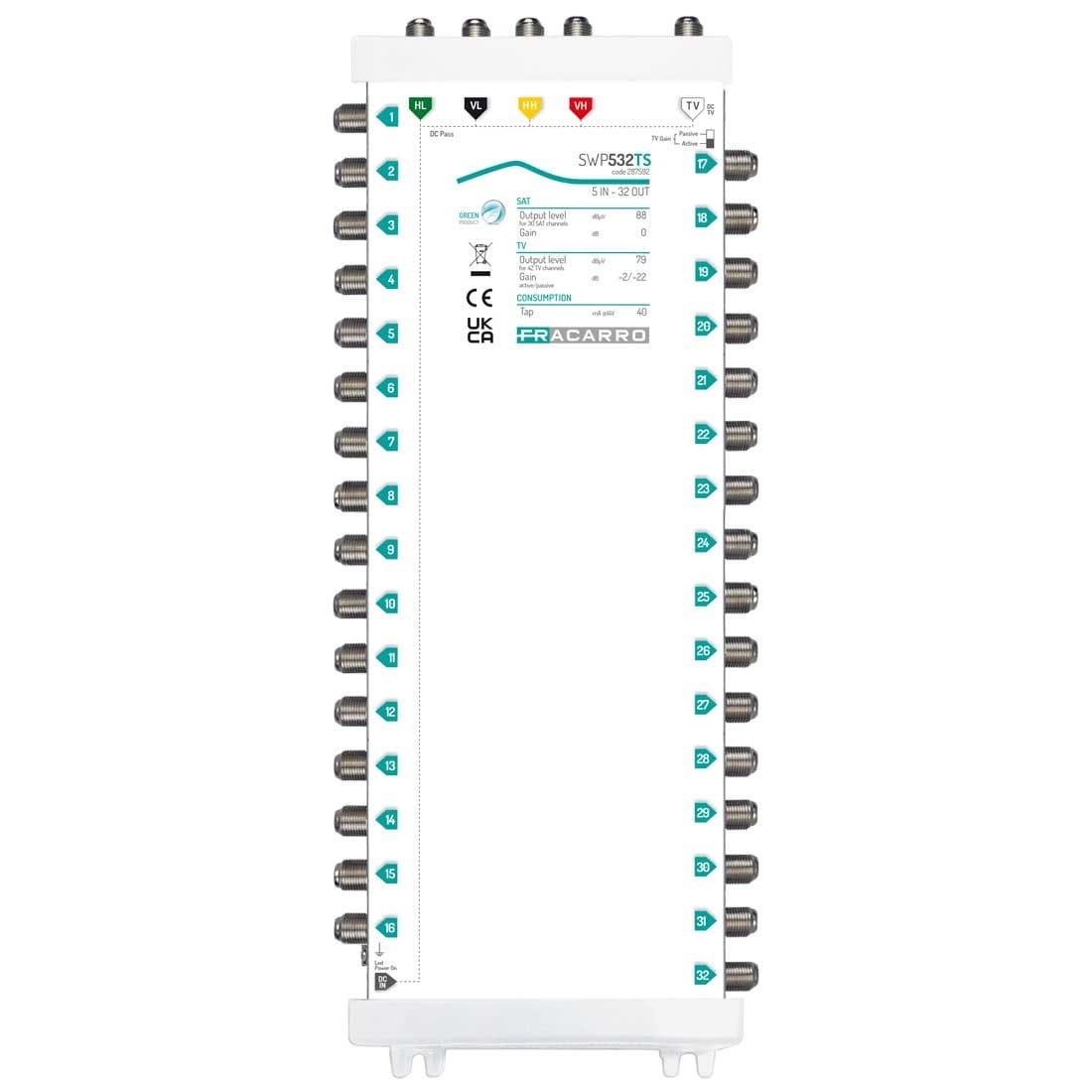 Fracarro Portenseigne - Msw compact 5E/32S Actif ou Passif