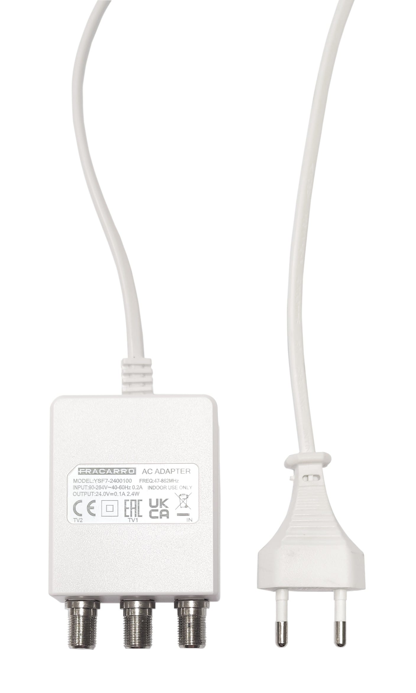 Fracarro Portenseigne - Alimentation 24V/100mA, 2 sorties connectique F
