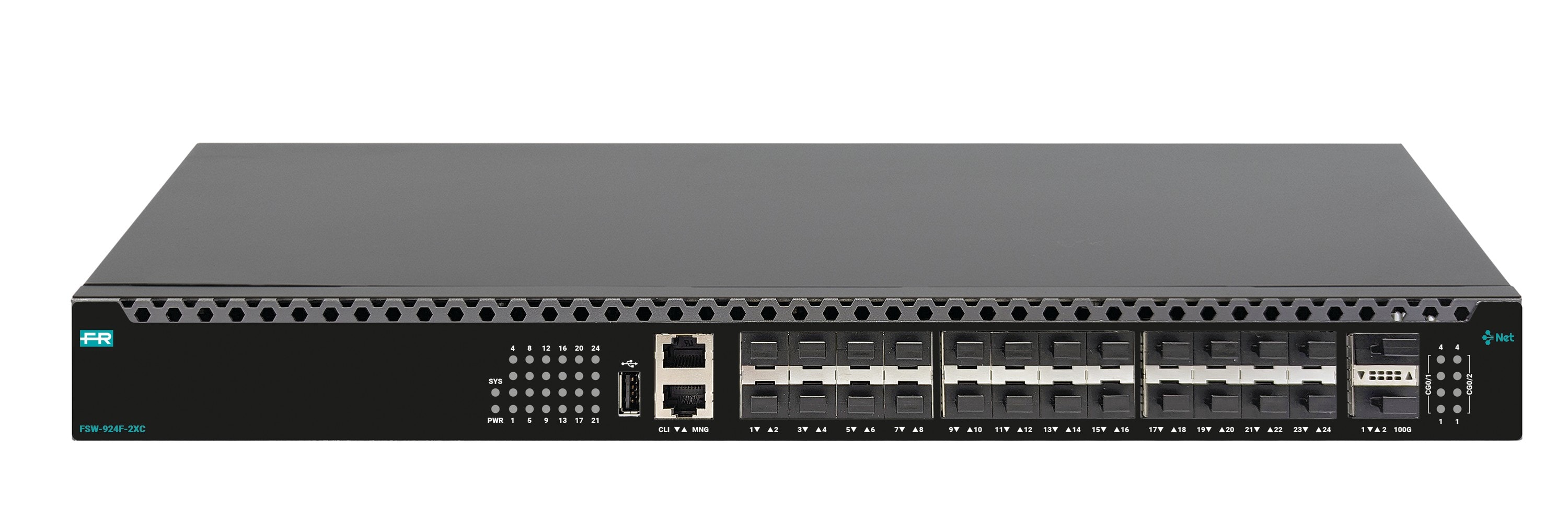 Fracarro Portenseigne - Switch coeur de réseau Niveau 3, 24 ports SFP 10GE, jusque 4096 VLAN